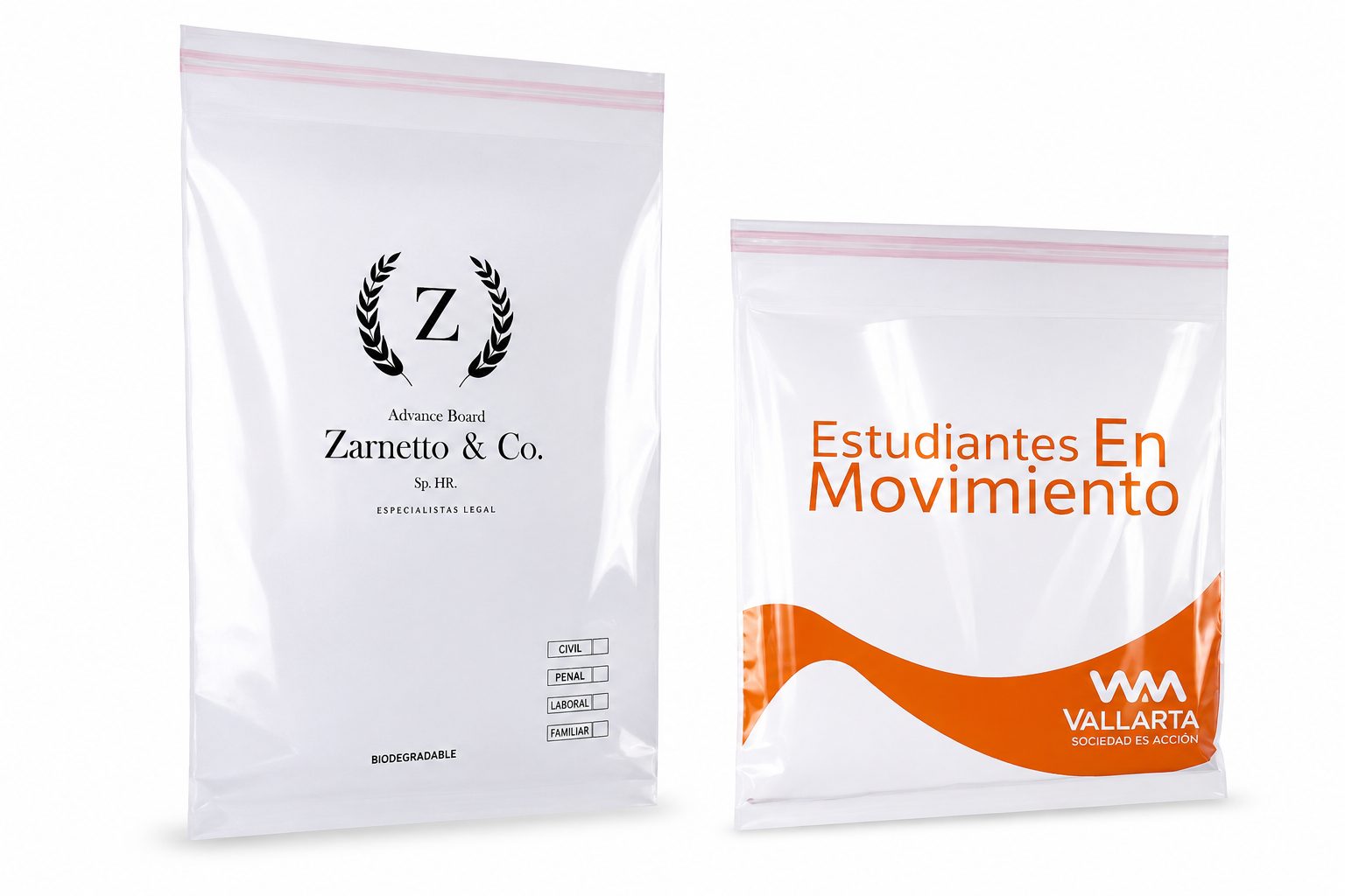 Bolsas Ecológicas con Adhesivo